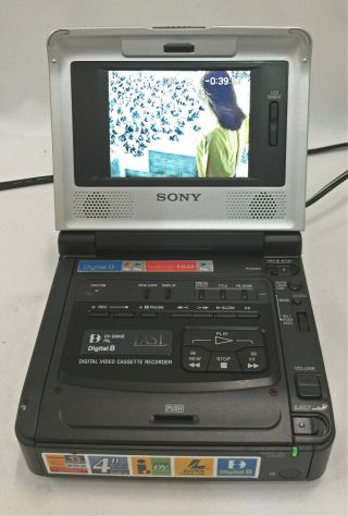 Sony Gv - D800e Pal Digital 8 Hi8 8mm Ntsc Vcr Great Shape Box