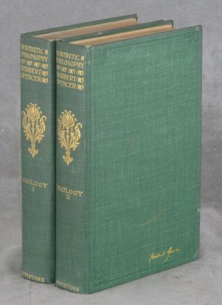 Synthetic Philosophy of Herbert Spencer in 15 volumes plus Limited Edition 1904 2