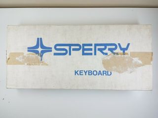 Sperry Vintage Mechanical Keyboard W/ Box | Key Tronic Foam & Foil