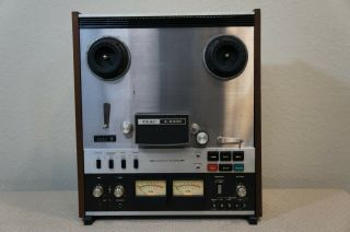 Teac A - 6300 Reel To Reel Stereo Tapecorder - Bench Checked,  Serviced,  Cleaned,