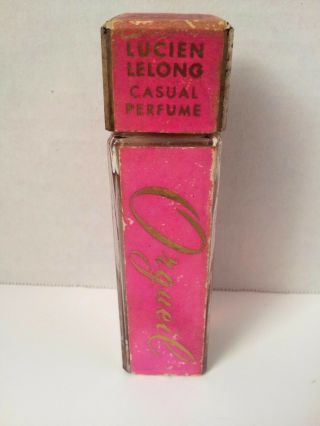 Rare 1946 Vintage LUCIEN LELONG Orgueil Casual Perfume 1 fl oz York Paris 3