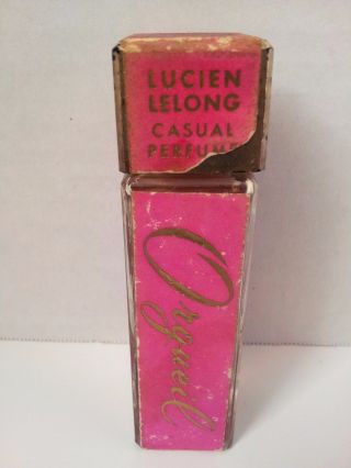 Rare 1946 Vintage LUCIEN LELONG Orgueil Casual Perfume 1 fl oz York Paris 4