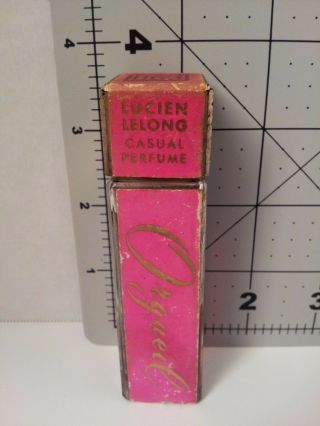 Rare 1946 Vintage LUCIEN LELONG Orgueil Casual Perfume 1 fl oz York Paris 8