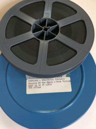 X4 16mm Trailers Phantom Of The Opera Vintage Film Movie Thriller