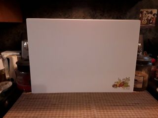 Corning Ware 20 X 14 Counter Saver Spice Of Life Cutting Board Vintage Large