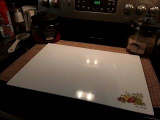 Corning Ware 20 x 14 Counter Saver Spice of Life Cutting Board Vintage LARGE 2