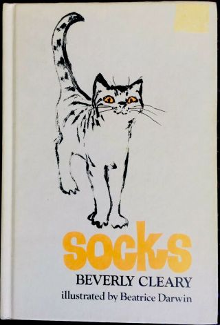 Socks Cat Story By Beverly Cleary 1970’s Children’s Weekly Reader Book