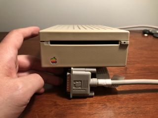 Vintage Apple 3.  5 Drive Model No.  A9m0106 (floppy Disk),  Apple Chord