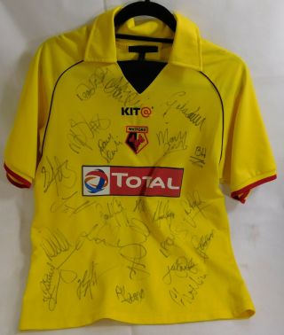 3 x Watford FC Official Vintage Signed Football Shirts 4