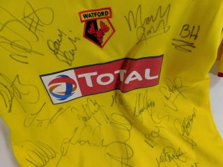 3 x Watford FC Official Vintage Signed Football Shirts 5