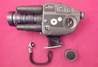 Beaulieu 4008 Zm 8mm Camera W/angenieux 8 - 64mm F/1.  9 Zoom & Carrying Case