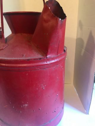 Vintage Standard Oil Can 5 Gallon 1930 ' s Embossed 5
