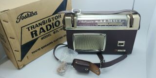 Vintage Toshiba 8tl - 463s Radio 2 Band 8 Transistor