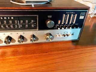 FISHER 800T 800 - T Receiver W/ Wood Case - and RK - 30 Remote 7