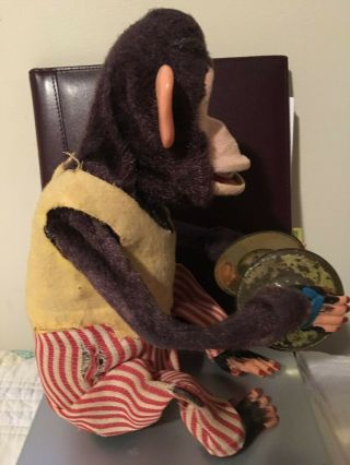 VINTAGE MUSICAL JOLLY CHIMP MONKEY TOY WITH CYMBALS – LEWIS GALLOOB CO. 5