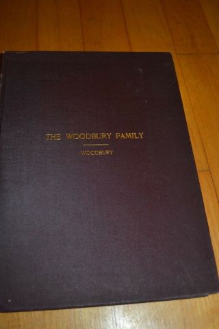 Genealogical Sketches Of The Woodbury Family By Charles Levi Woodbury Hc 1904