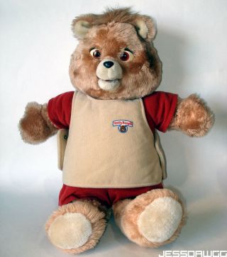 Half Teddy Ruxpin Bear Vintage 1985 1984 World Of Wonders 80s Toy