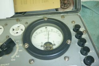(4) Western Electric 328 A tubes,  on TV - 7A/U Tube Tester 6