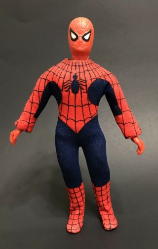 Vintage Mego Spider - Man 8“ Type 2 Action Figure Wgsh Red Torso