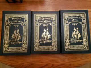 MASTER / COMMANDER - Easton Press Patrick O ' brian Leather Bound Collectors Ed. 3