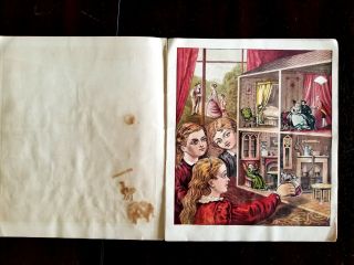 Warne ' s Picture Puzzle Toy Books 1870 Big Antique Illustrated Children ' s Book 5