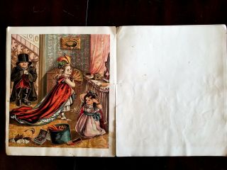 Warne ' s Picture Puzzle Toy Books 1870 Big Antique Illustrated Children ' s Book 8