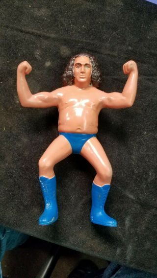 Vintage 1980s Ljn Wwf Andre The Giant Rubber Wrestling Action Figure 8 - 1/2 "