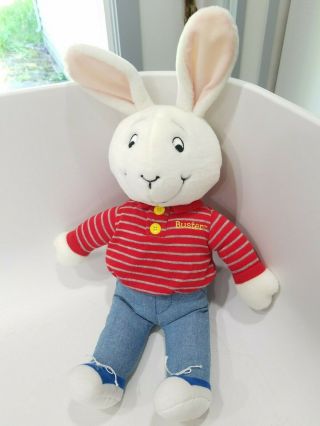 Buster Baxter Rabbit Bunny 18” 1997 Eden Arthur Pbs Show Plush Vintage