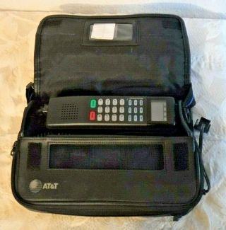 At&t 64 - 24040 Bag Telephone With Carrying Case And Battery - Compact Test Phone