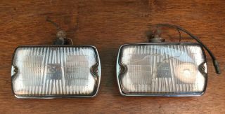Vintage Cibie Iode 35 Rectangular Fog / Driving Lights