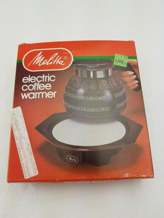 Vintage Melitta Electric Coffee Warmer Warming Plate Model Cw - 30