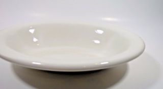 Set of 2 Vtg Homer Laughlin White Oval Serving Bowl Restaurant Ware Best China 3