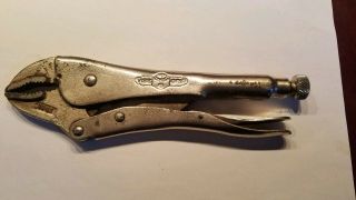 Vintage Petersen Dewitt No.  10cr Locking Vise Grip Pliers