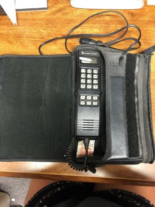 Vintage Motorola Kansas Cellualar Bag Phone Scn2744a Portable Car Telephone