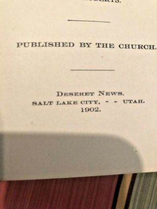 History of the Church; Joseph Smith,  LDS Mormon,  B.  H.  Roberts,  leather 5
