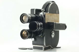 Exc5 Bolex H16 Reflex Rex4 16mm Movie Film Camera Kinotar 25,  12.  5,  50mm 3lens 968