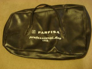 Vintage Farfisa Professional Organ Leg Bag,  Heavy Vinyl,  Great Shape