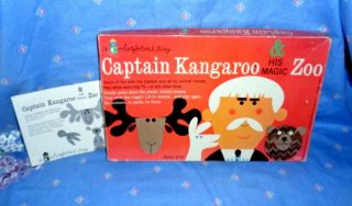 Rare - Vintage Colorforms 1960 Captain Kangaroo And His Magic Zoo -