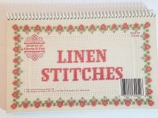 How to Stitch on Linen Instruction Spiral Bound Book 54 Pat and Gloria Vintage 5