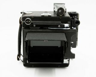 Speed Graphic 2X3 Press Camera w/101mm f/4.  5 Optar Lens,  120 Roll Film Back Ex, 4