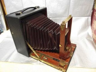 Antique Century Model 46 Large Format Plate Camera 5x7 - Red Bellows