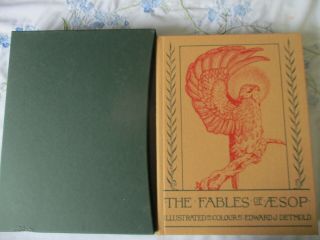 Folio Society - " The Fables Of Aesop " Illustrated By Edward.  J.  Detmold