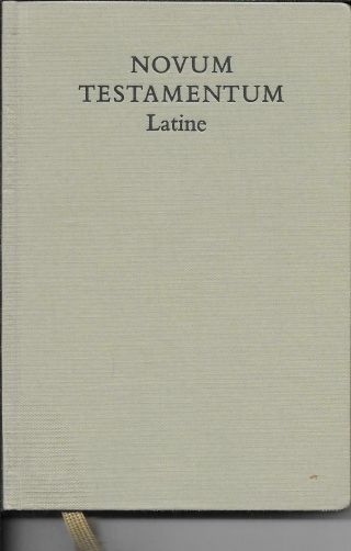 Bible In Latin - - Novum Testamentum Latine