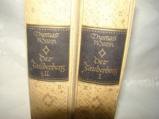 Thomas Mann Der Zauberberg The Magic Mountain 1924 First 1st Edition 2 Volumes 3