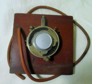 Antique 8X10 Bausch & Lomb,  Zeiss Protar Series IV Lens,  Volute Shutter,  c.  1891 2