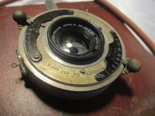 Antique 8X10 Bausch & Lomb,  Zeiss Protar Series IV Lens,  Volute Shutter,  c.  1891 6