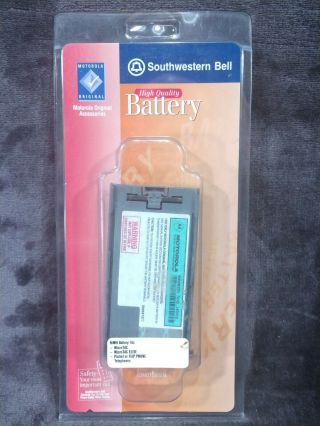 Vtg Southwestern Bell Motorola Microtac Elite Battery Package