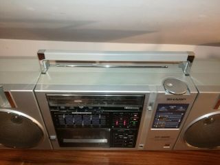 Sharp GF 9500 H vintage retro stereo cassette recorder ghetto blaster boombox 2