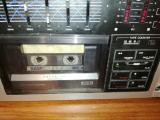 Sharp GF 9500 H vintage retro stereo cassette recorder ghetto blaster boombox 4