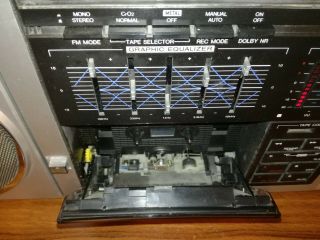 Sharp GF 9500 H vintage retro stereo cassette recorder ghetto blaster boombox 5